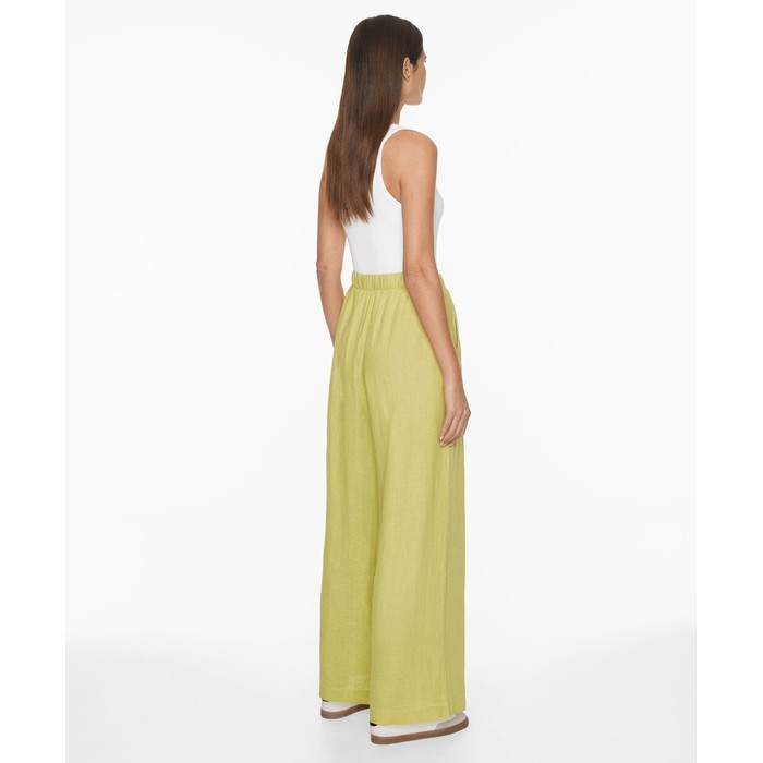 широкие брюки из 100%-го льна