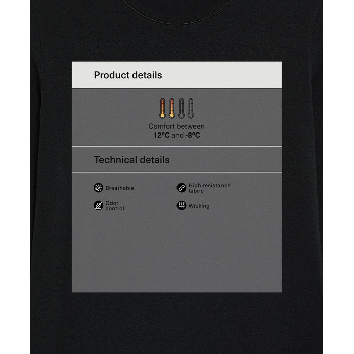 Бесшовная футболка performance base layers