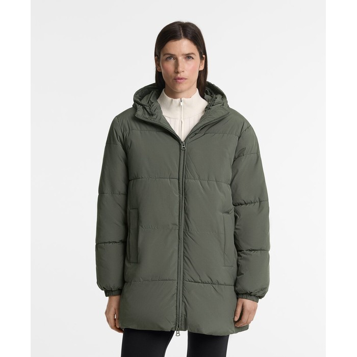 Водоотталкивающая миди-куртка с подкладкой PrimaLoft®