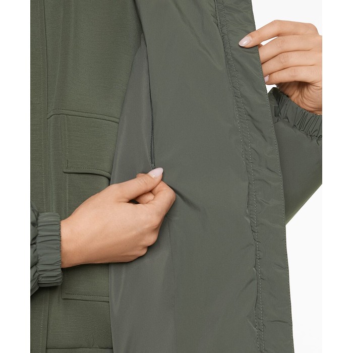 Водоотталкивающая миди-куртка с подкладкой PrimaLoft®