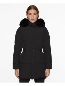 водоотталкивающая куртка миди с подкладкой primaloft®