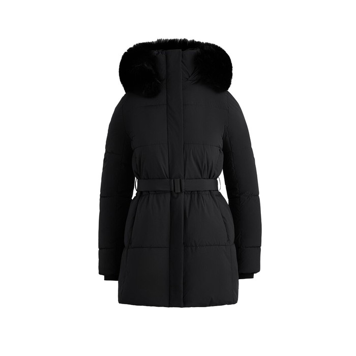 водоотталкивающая куртка миди с подкладкой primaloft®