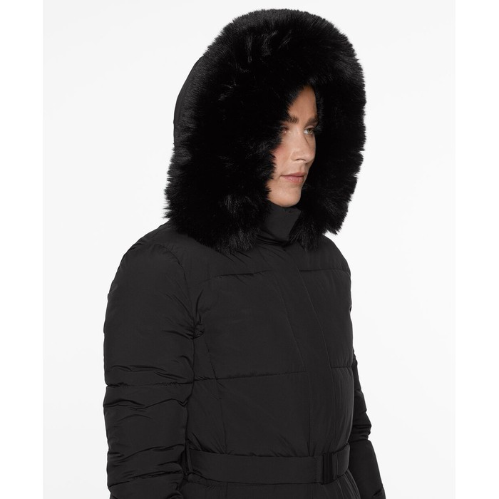 водоотталкивающая куртка миди с подкладкой primaloft®