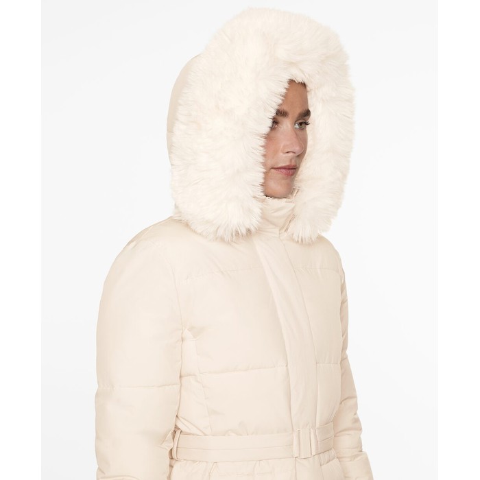водоотталкивающая куртка миди с подкладкой primaloft®