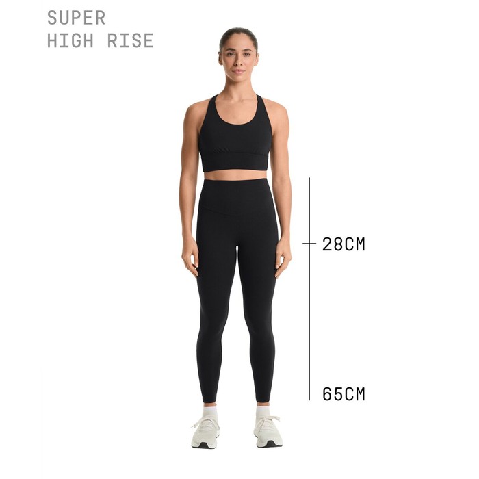 высокие легинсы super high rise comfortlux длиной 65 см