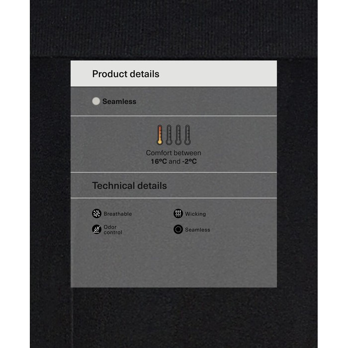 Бесшовные леггинсы performance base layers