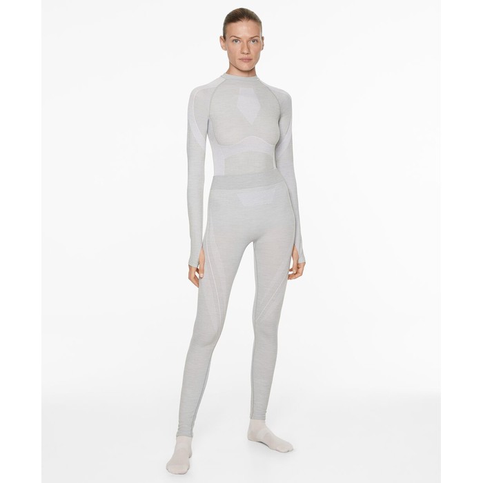 Бесшовные леггинсы из смеси мериносовой шерсти Performance base layers