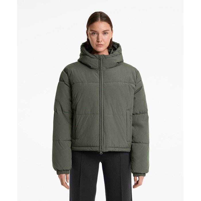 короткая водоотталкивающая утепленная куртка primaloft®