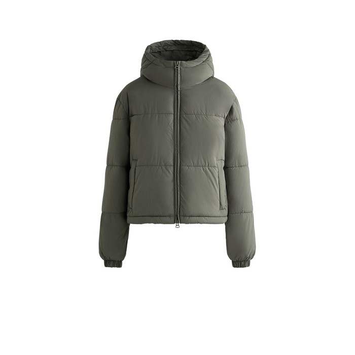короткая водоотталкивающая утепленная куртка primaloft®