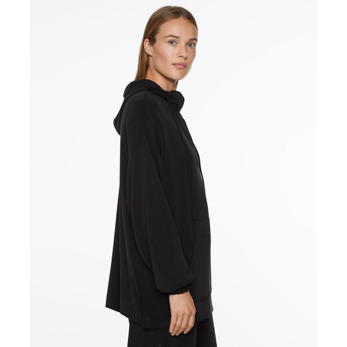 толстовка oversize на молнии из мягкой ткани modal
