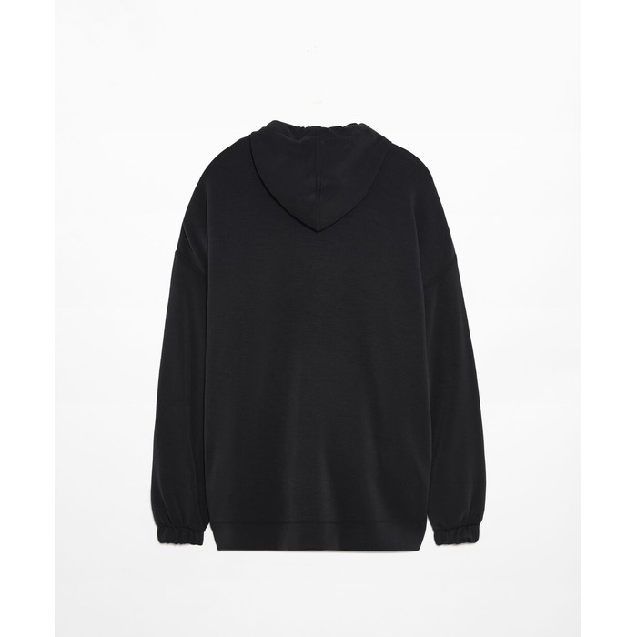 толстовка oversize на молнии из мягкой ткани modal