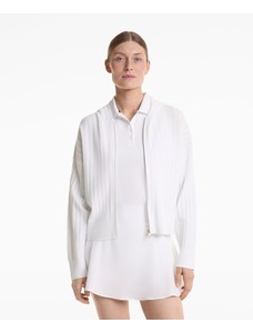 вязаная куртка с капюшоном Pointelle