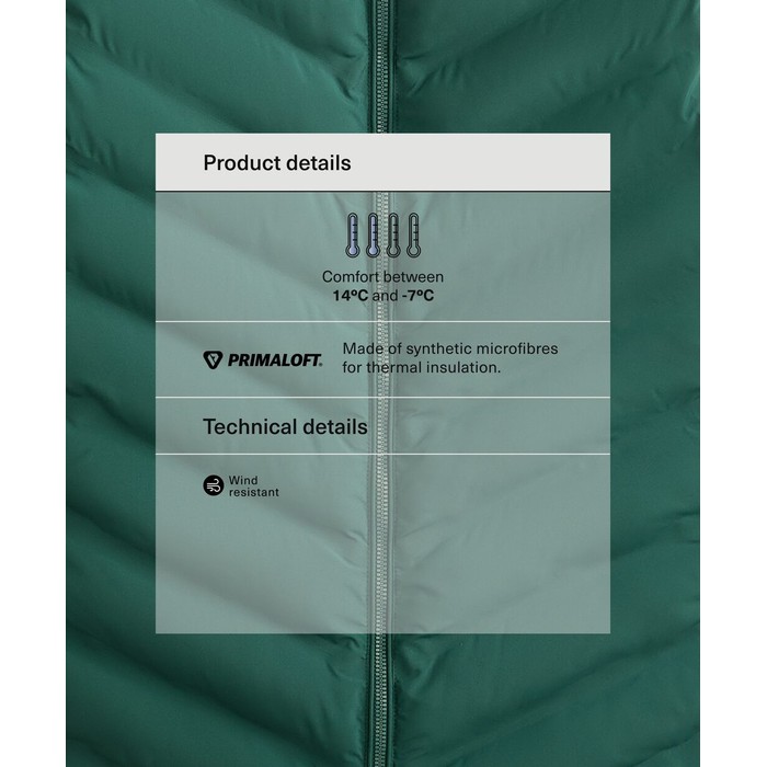 Технический жилет с водоотталкивающей подкладкой Primaloft®