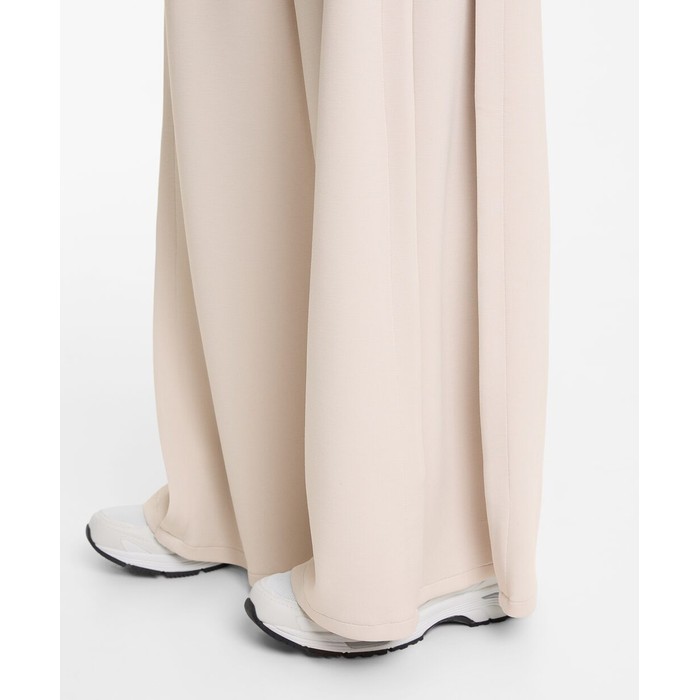 Плиссированные широкие брюки Soft Touch из модала