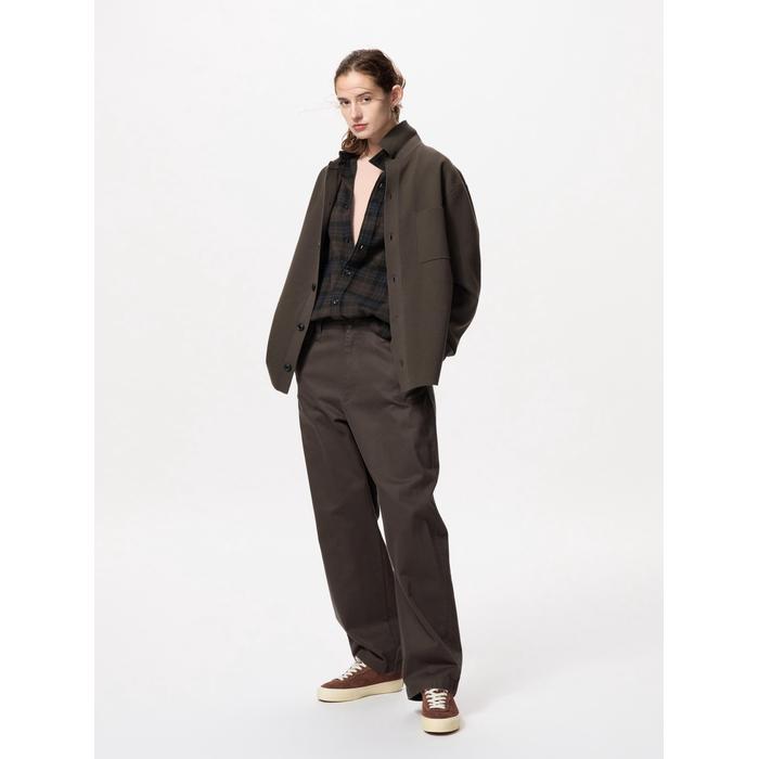 Теплая Футболка HEATTECH Cotton круглый ворот цвет: Чёрный