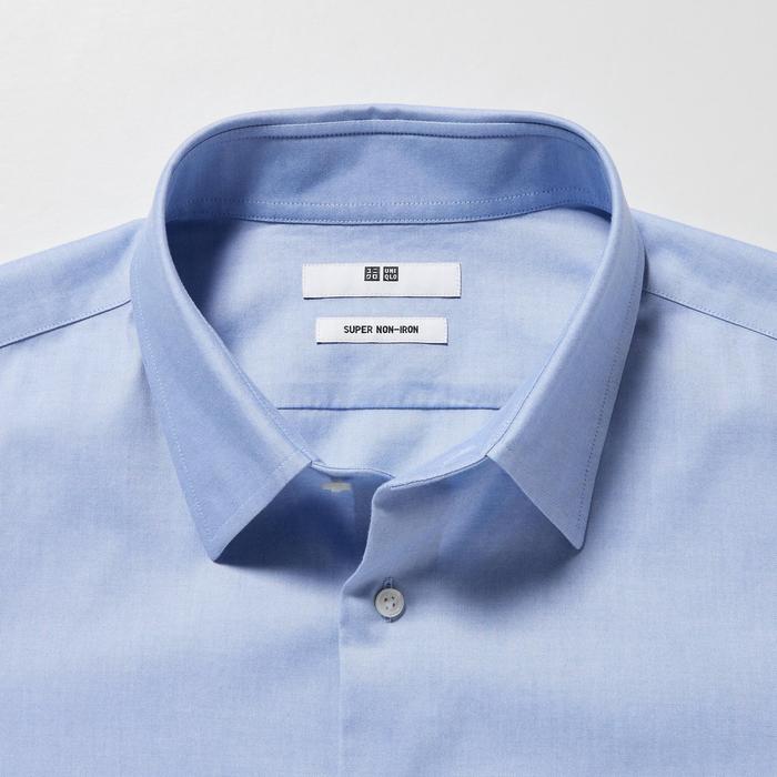 Рубашка Super Non-Iron с Классическим Воротником, Длинный Рукав, Размер S цвет: Светло-синий