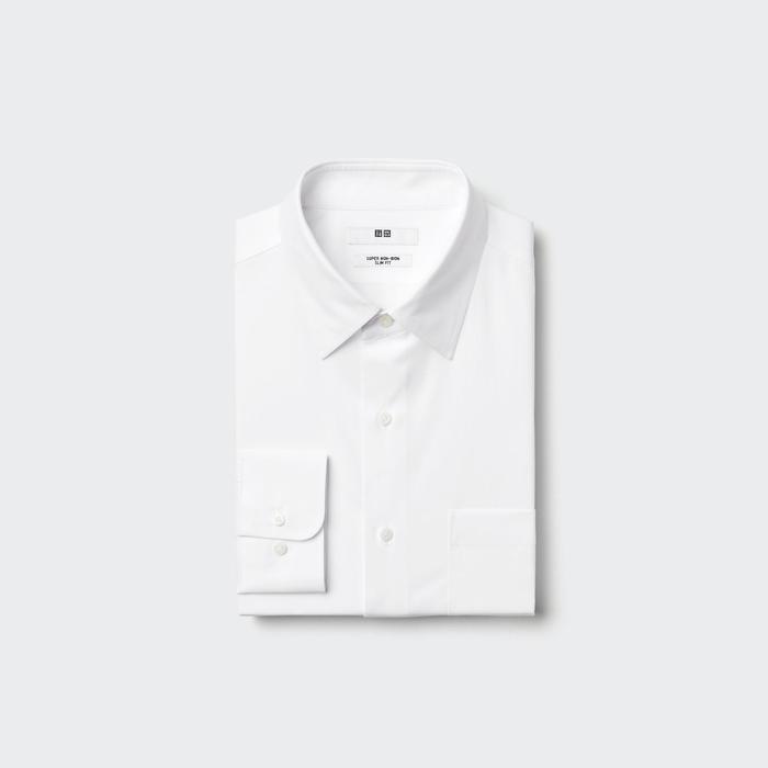 Рубашка Super Non-Iron с классическим воротником цвет: Белый