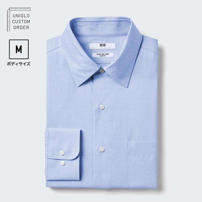 Рубашка Super Non-Iron с классическим воротником, длинный рукав, M цвет: Светло-синий