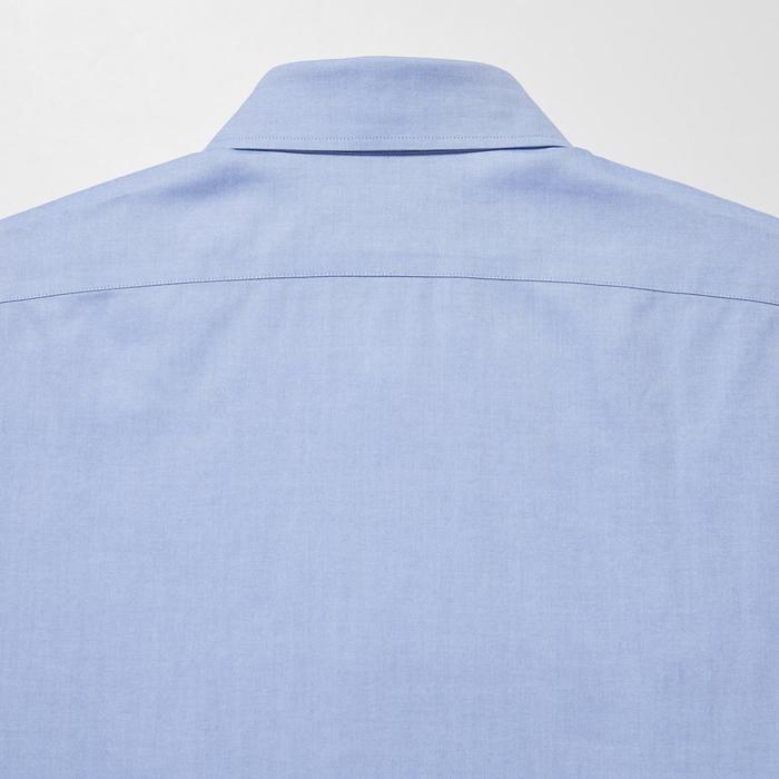 Рубашка Super Non-Iron с классическим воротником, длинный рукав, M цвет: Светло-синий