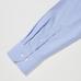 Приталенная Рубашка Super Non-Iron с Полушироким Воротником, Длинный Рукав, XL цвет: Светло-синий