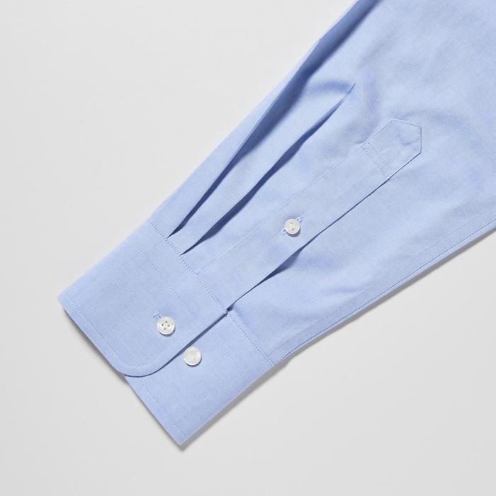 Рубашка Super Non-Iron, Классический Воротник, Длинный Рукав, L цвет: Белый