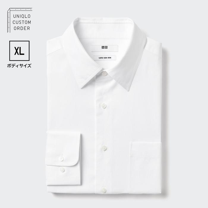 Рубашка Super Non-Iron с Классическим Воротником, Длинный Рукав, XL цвет: Белый
