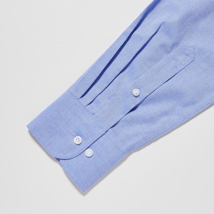 Рубашка мужская Super Non-Iron на пуговицах, с длинным рукавом, размер L цвет: Белый