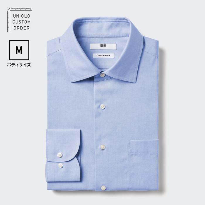 Рубашка Super Non-Iron, Полуширокая, С Длинными Рукавами, M цвет: Светло-синий