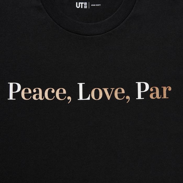 Футболка PEACE FOR ALL / Адам Скотт цвет: Чёрный