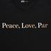 Футболка PEACE FOR ALL / Адам Скотт цвет: Чёрный