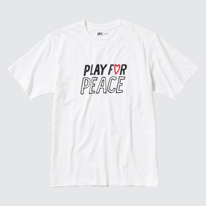 Футболка PEACE FOR ALL / Kei Nishikori цвет: Белый