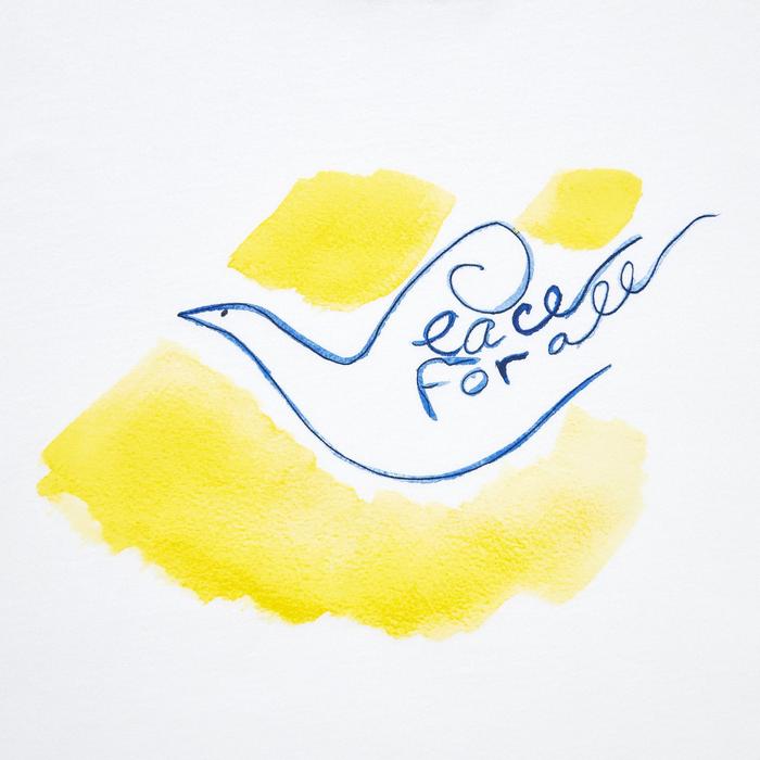 Футболка PEACE FOR ALL / Ines de la Fressange цвет: Белый