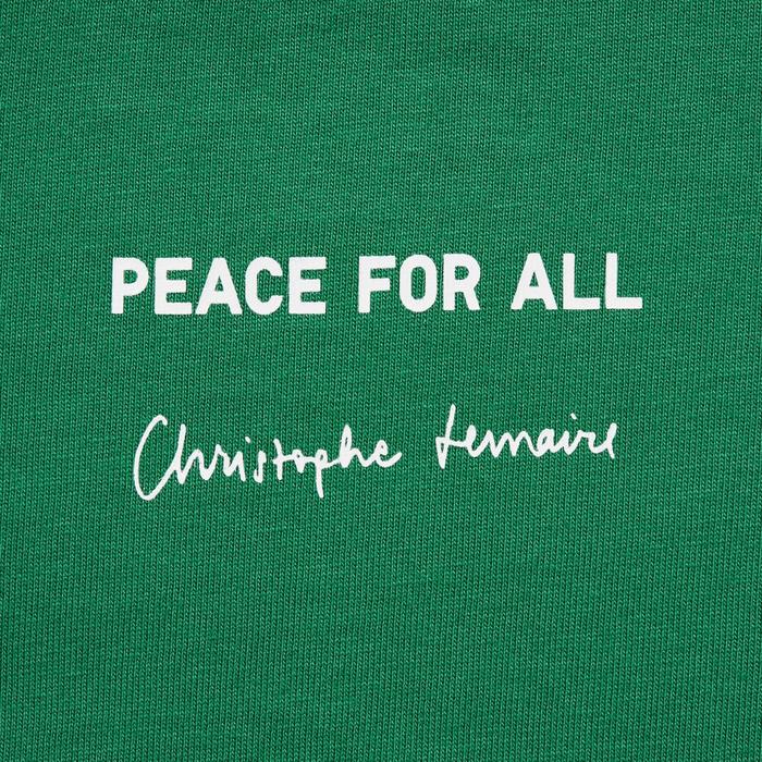 Футболка PEACE FOR ALL / Кристоф Лемер цвет: Зелёный