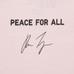 Футболка PEACE FOR ALL / Hana Tajima цвет: Розовый