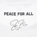 Футболка PEACE FOR ALL / Роджер Федерер цвет: Белый