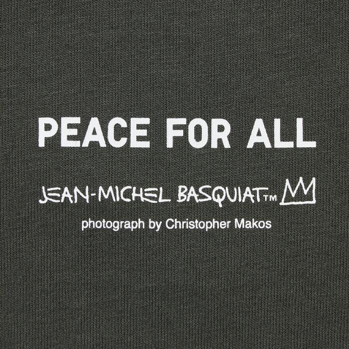 Футболка PEACE FOR ALL / Жан-Мишель Баския цвет: Тёмно-серый