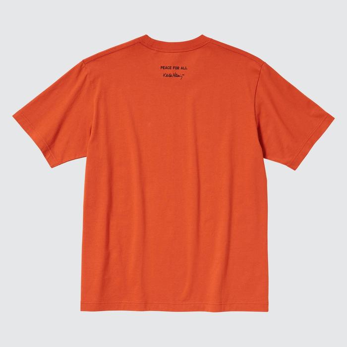 Футболка PEACE FOR ALL / Keith Haring цвет: Оранжевый
