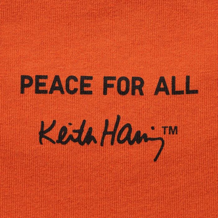 Футболка PEACE FOR ALL / Keith Haring цвет: Оранжевый