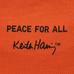 Футболка PEACE FOR ALL / Keith Haring цвет: Оранжевый