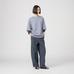 Футболка AIRism из хлопка, oversized, с рукавами 3/4 цвет: Синий