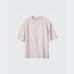Футболка AIRism из хлопка, oversized, с рукавами 3/4 цвет: Красный