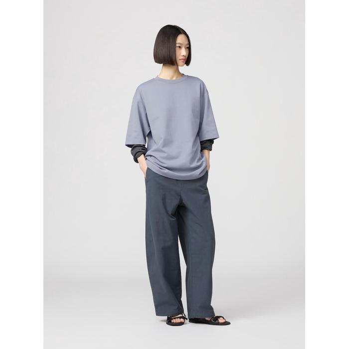 Футболка AIRism из хлопка, oversized, с рукавами 3/4 цвет: Красный