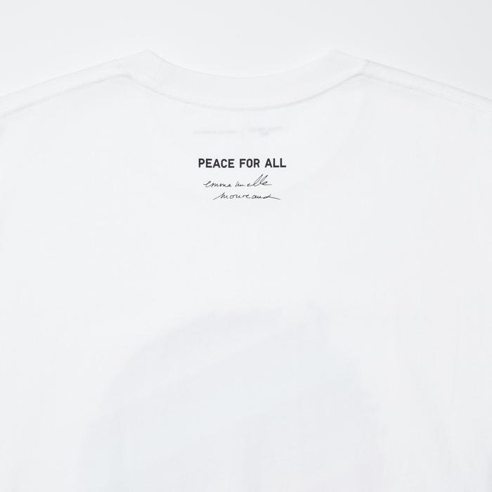 Футболка PEACE FOR ALL / Эммануэль Муро цвет: Белый