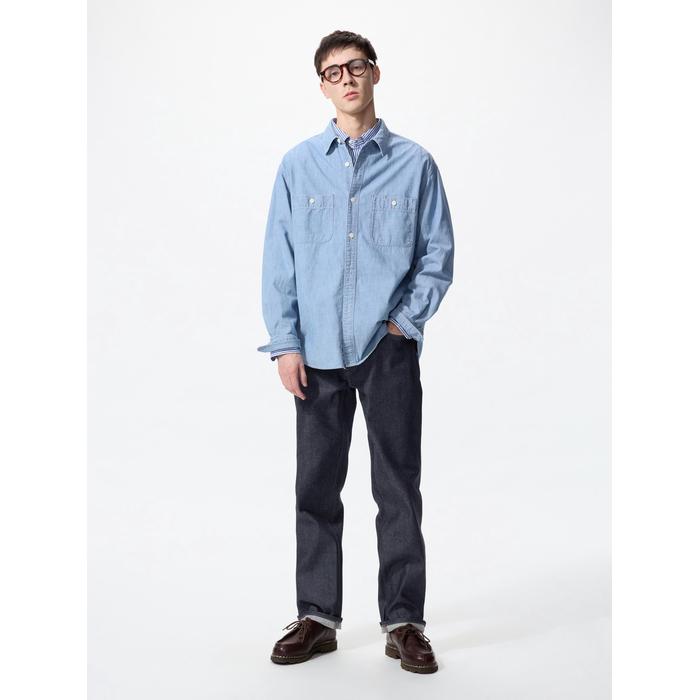 Джинсы Regular Fit из Денима Селвидж цвет: Тёмно-синий