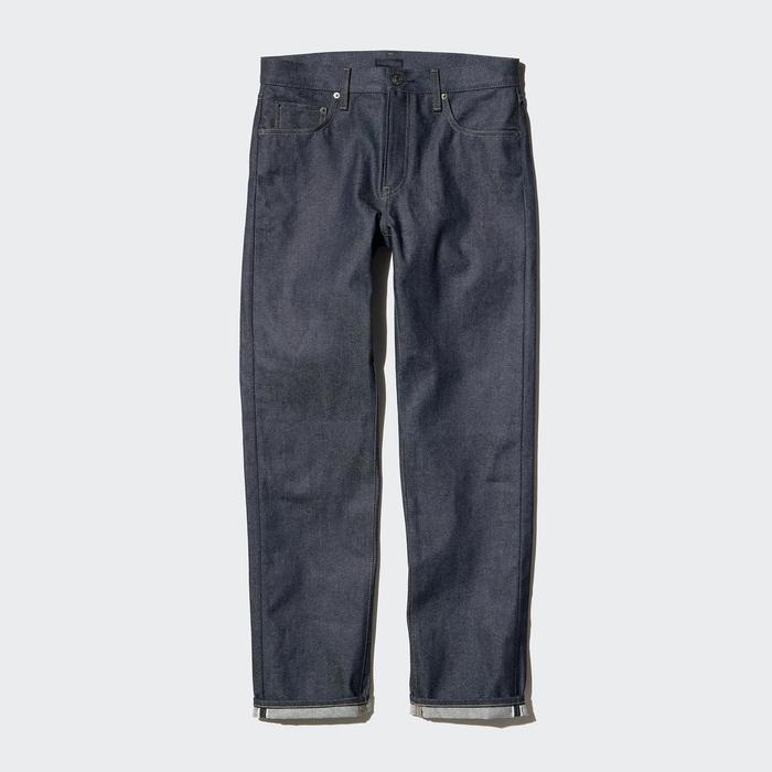 Джинсы Regular Fit из Селвидж Денима Удлиненные цвет: Тёмно-синий