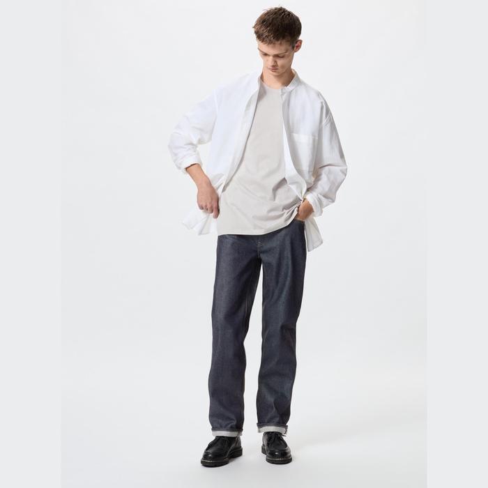 Джинсы Regular Fit из Селвидж Денима Удлиненные цвет: Тёмно-синий