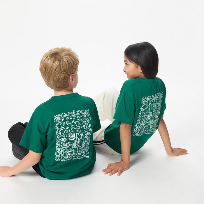 Футболка Keith Haring UT цвет: Тёмно-зелёный