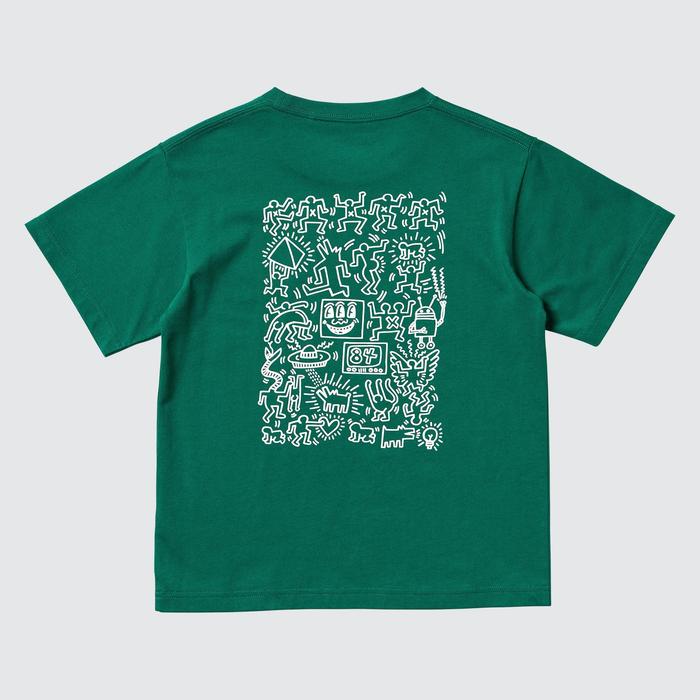 Футболка Keith Haring UT цвет: Тёмно-зелёный