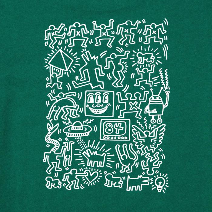 Футболка Keith Haring UT цвет: Тёмно-зелёный