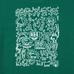 Футболка Keith Haring UT цвет: Тёмно-зелёный